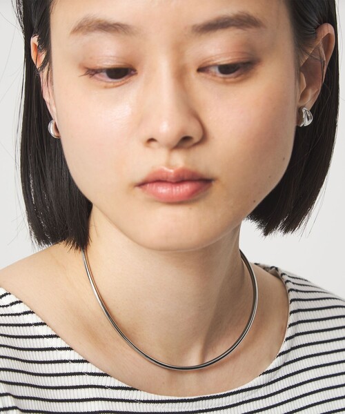 green label relaxing（グリーンレーベルリラクシング）の「スリム チョーカー（チョーカー・レディース・シルバー/ゴールド・FREE）」の6枚目の写真