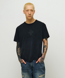ENDOOR（エンドア）の「Vintage cross 1/2 T-Shirt (vtg navy)（Tシャツ/カットソー）」