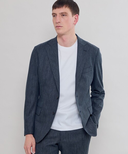 MACKINTOSH LONDON(マッキントッシュ ロンドン)の「【FLEX JERSEY】シルケットラッセルセットアップジャケット(テーラードジャケット・メンズ・ブラウン系その他5/ダークネイビー/ブルー系その他4・36/38/40)」の3枚目の写真
