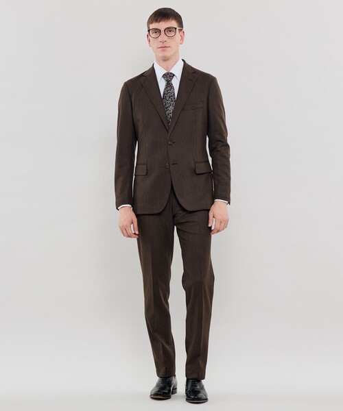 MACKINTOSH LONDON(マッキントッシュ ロンドン)の「【FLEX JERSEY】シルケットラッセルセットアップジャケット(テーラードジャケット・メンズ・ブラウン系その他5/ダークネイビー/ブルー系その他4・36/38/40)」の6枚目の写真