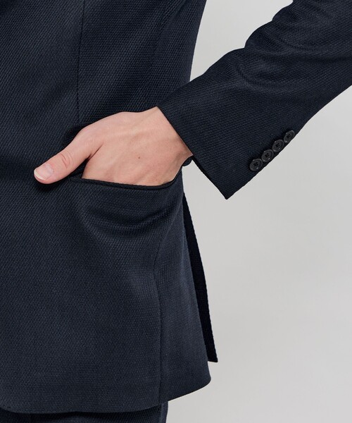MACKINTOSH LONDON(マッキントッシュ ロンドン)の「【FLEX JERSEY】シルケットラッセルセットアップジャケット(テーラードジャケット・メンズ・ブラウン系その他5/ダークネイビー/ブルー系その他4・36/38/40)」の11枚目の写真