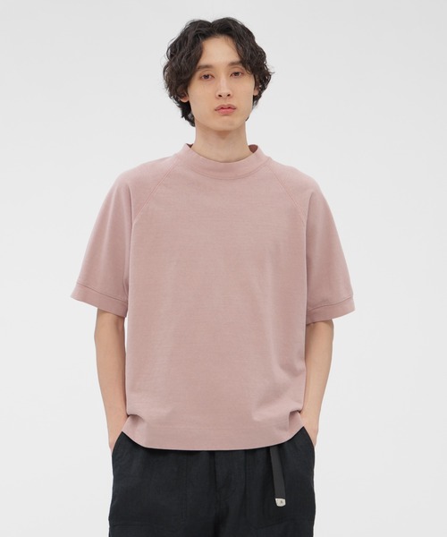 MHL.（エムエイチエル）の「DRY COTTON JERSEY（Tシャツ/カットソー・メンズ・ホワイト/ブラック/グレー/ローズ・MEDIUM/LARGE）」の4枚目の写真