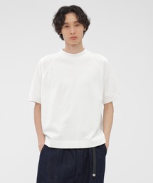 マーガレットハウエル　MHL 半袖　カットソー　白 MARGARET HOWELL｜マーガレット・ハウエルのTシャツ/カットソー