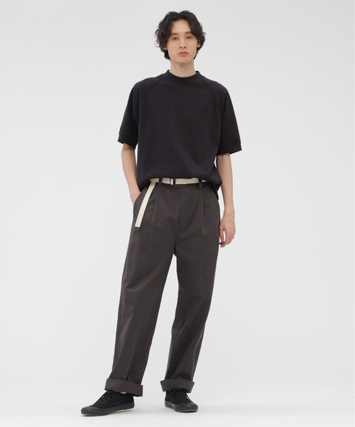 MHL.（エムエイチエル）の「DRY COTTON JERSEY（Tシャツ/カットソー・メンズ・ホワイト/ブラック/グレー/ローズ・MEDIUM/LARGE）」の10枚目の写真