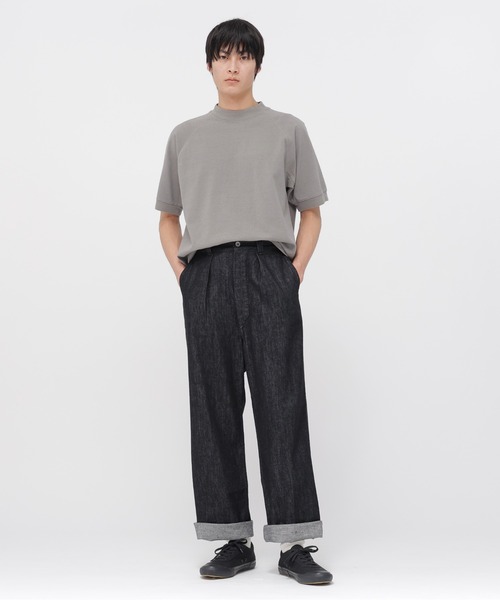 MHL.（エムエイチエル）の「DRY COTTON JERSEY（Tシャツ/カットソー・メンズ・ホワイト/ブラック/グレー/ローズ・MEDIUM/LARGE）」の13枚目の写真