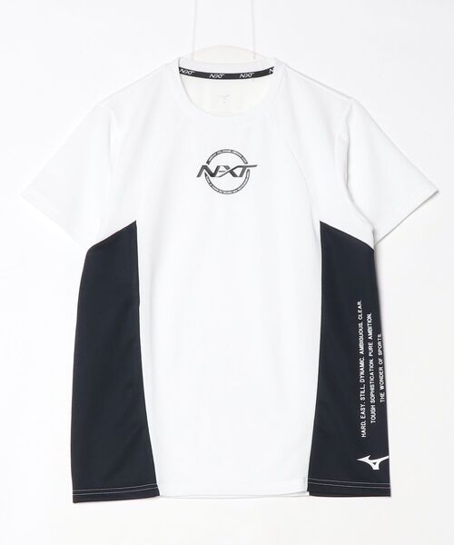 MIZUNO（ミズノ　）の「ミズノ  N-XT PureHyperTシャツ（Tシャツ/カットソー・メンズ・ブラック×レッド/ネイビー/ホワイト・M/L/LL）」の10枚目の写真