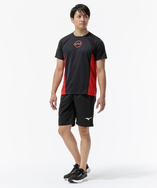 MIZUNO（ミズノ　）の「ミズノ  N-XT PureHyperTシャツ（Tシャツ/カットソー・メンズ・ブラック×レッド/ネイビー/ホワイト・M/L/LL）」の7枚目の写真