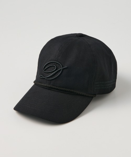 DOUBLE STANDARD CLOTHING(ダブルスタンダードクロージング)の「Dロープベースボールキャップ(キャップ・レディース・ブラウン/ブラック/カーキ/オフホワイト・FREE)」の3枚目の写真
