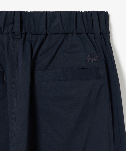 LACOSTE(ラコステ)の「ウエストギャザーストレッチ ダブルタックワイドパンツ(チノパンツ・レディース・ネイビー/ベージュ・40/36/38/34)」の22枚目の写真