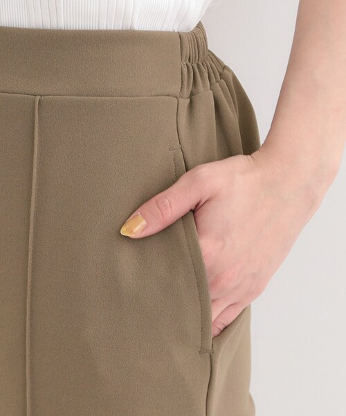 SHOO・LA・RUE(シューラルー)の「【洗濯機可】美脚見えが叶う のびのびストレッチフレアパンツ(その他パンツ・レディース・ブラウン系/ブラック・03/02)」の15枚目の写真