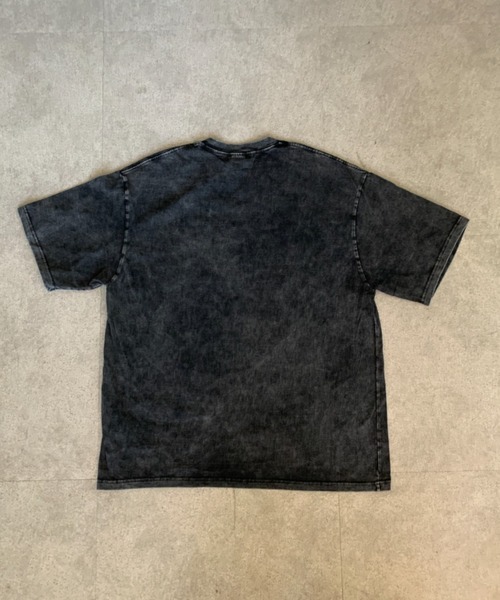 link lot（リンクロット）の「ピグメント加工ビッグロゴT（Tシャツ/カットソー・メンズ・パープル/ピンク/ブラック・L/M）」の4枚目の写真