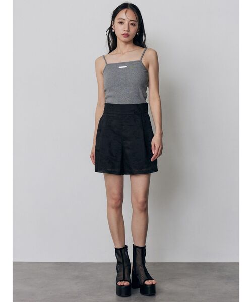 MURUA（ムルーア）の「【セットアップ対応】タックレースショートパンツ（その他パンツ・レディース・ブラック/アイボリー・FREE）」の19枚目の写真