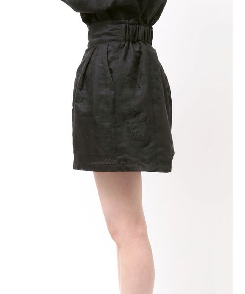 MURUA（ムルーア）の「【セットアップ対応】タックレースショートパンツ　夏服（その他パンツ・レディース・ブラック/アイボリー・FREE）」の11枚目の写真