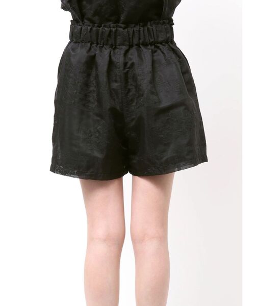 MURUA（ムルーア）の「【セットアップ対応】タックレースショートパンツ　夏服（その他パンツ・レディース・ブラック/アイボリー・FREE）」の10枚目の写真