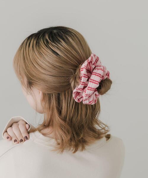 SMELLY（スメリー）の「パイルストライプシュシュ（シュシュ・レディース・ブラウン系その他/ピンク系その他・-）」の20枚目の写真