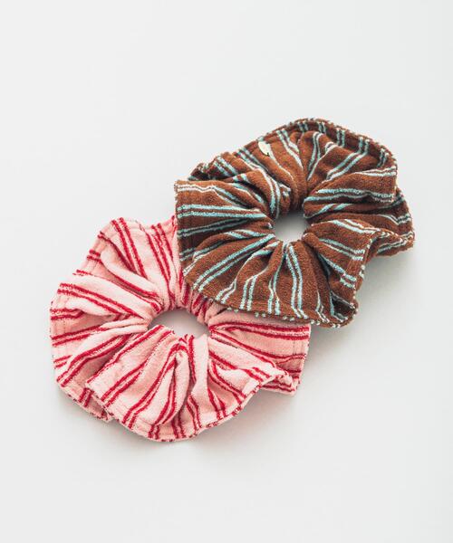 SMELLY（スメリー）の「パイルストライプシュシュ（シュシュ・レディース・ブラウン系その他/ピンク系その他・-）」の16枚目の写真