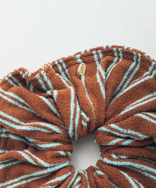 SMELLY（スメリー）の「パイルストライプシュシュ（シュシュ・レディース・ブラウン系その他/ピンク系その他・-）」の5枚目の写真