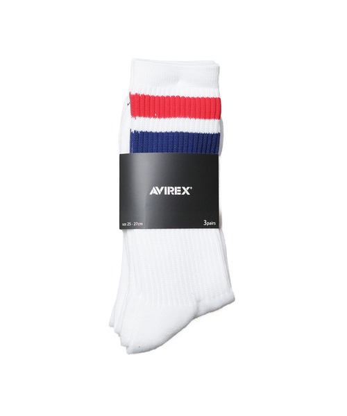 AVIREX（アヴィレックス）の「【AVIREX】Line Design 3P Socks（ソックス/靴下・メンズ・その他・25-27）」の9枚目の写真