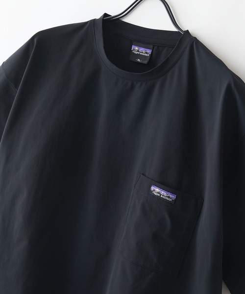 ragged mountain(ラギットマウンテン)の「【RAGGED MOUNTAIN/ラギットマウンテン】【驚きの軽さ・エアライト】BARTLETT/バートレット オーバーサイズ ポケットTシャツ ストレッチ・速乾 涼しい・ベタつかない 吸汗(Tシャツ/カットソー・メンズ・ブラック/チャコールグレー/カーキ/ネイビー・X-LARGE/MEDIUM/LARGE)」の12枚目の写真