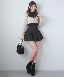 MAJESTIC LEGON | バルーンミニスカパン(スカート)