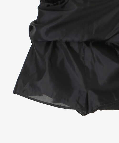 MAJESTIC LEGON（マジェスティックレゴン）の「バルーンミニスカパン（スカート・レディース・アイボリー/ブラック・MEDIUM）」の7枚目の写真