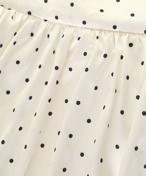 MAJESTIC LEGON（マジェスティックレゴン）の「バルーンミニスカパン（スカート・レディース・アイボリー/ブラック・MEDIUM）」の10枚目の写真