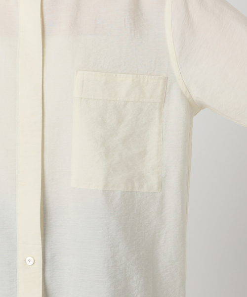 VERMEIL par iena（ヴェルメイユパーイエナ）の「Airy Over シャツ（シャツ/ブラウス・レディース・ホワイト/チャコールグレー・FREE）」の21枚目の写真