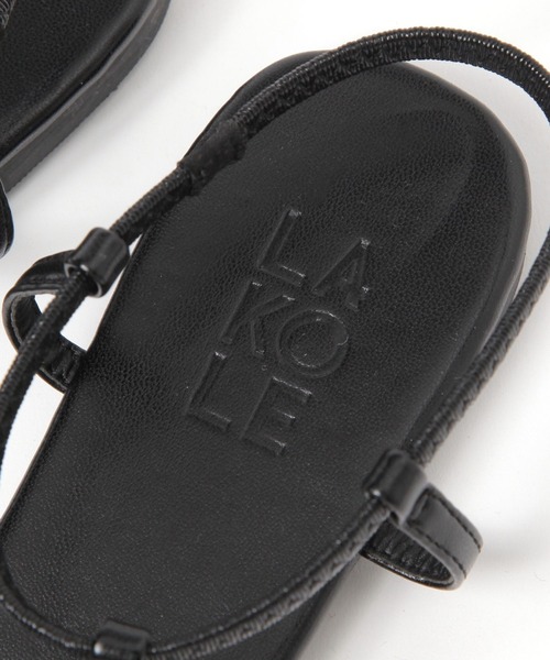 LAKOLE(ラコレ)の「華奢ストラップサンダル / 658058(サンダル・レディース・ブラック/ライトブラウン・MEDIUM/LARGE)」の15枚目の写真