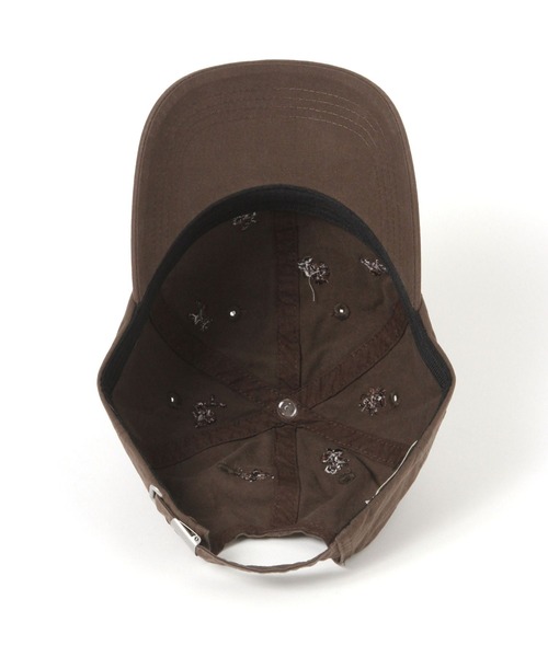 studio CLIP（スタディオクリップ）の「【抗菌防臭】総刺繍キャップ（キャップ・レディース・ブラウン/アイボリー・FREE）」の9枚目の写真