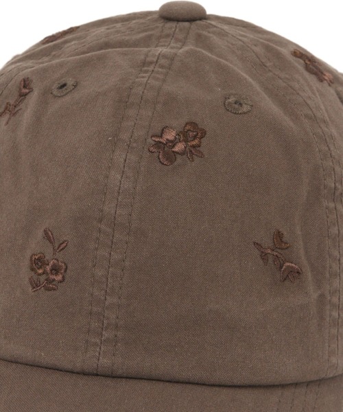 studio CLIP（スタディオクリップ）の「【抗菌防臭】総刺繍キャップ（キャップ・レディース・ブラウン/アイボリー・FREE）」の11枚目の写真