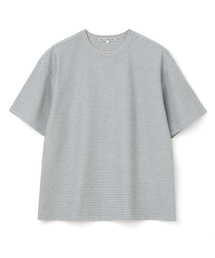 リピートストライプTシャツ[ライトグレー]