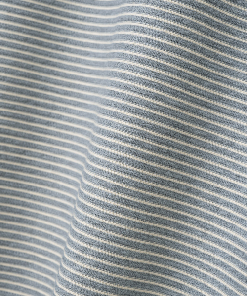 Millo Archive（ミロ アーカイブ）の「リピートストライプTシャツ[ライトグレー]（Tシャツ/カットソー・メンズ・その他・LARGE/X-LARGE/MEDIUM）」の5枚目の写真