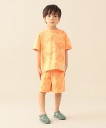 BEAMS mini | タイダイ プリント セット 2026SS (90~150cm) 夏物 外遊び セットアップ(サロペット/オーバーオール)