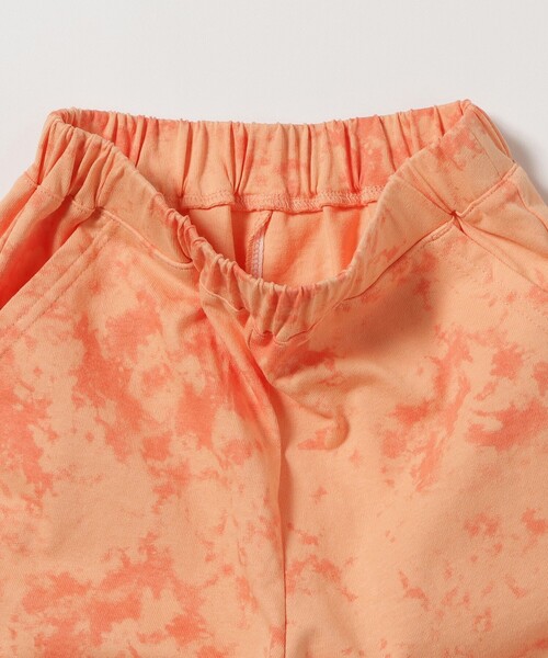 BEAMS mini(ビームスミニ)の「タイダイ プリント セット 2026SS (90~150cm) 夏物 外遊び セットアップ(サロペット/オーバーオール・キッズ・オレンジ/その他・90/100/110/120/130/140/150)」の4枚目の写真