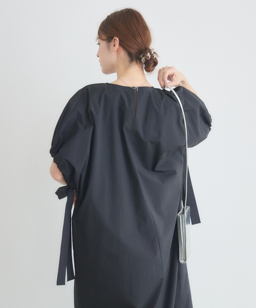 KATHARINE ROSS（キャサリンロス）の「【KATHARINE ROSS】【UV/COOL】袖リボンワンピース（ワンピース・レディース・ブルー/ブラック・FREE）」の17枚目の写真