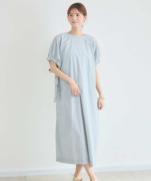 KATHARINE ROSS(キャサリンロス)の「【KATHARINE ROSS】【UV/COOL】袖リボンワンピース(ワンピース・レディース・ブルー/ブラック・FREE)」の22枚目の写真