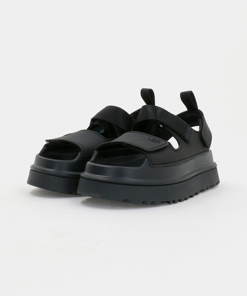 UGG(アグ)の「<UGG>ゴールデングロウ サンダル(サンダル・レディース・ナチュラル/ブラック・5/7/6/8)」の5枚目の写真