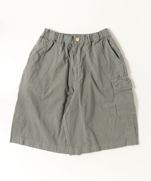 VOAAOV（ヴォアーブ）の「【VOAAOV】WEATHER CLOTH GARMENT DYE Wide Short Pants（その他パンツ・メンズ・ブラック/オリーブ/チャコールグレー・1）」の3枚目の写真