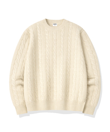 NESPA STUDIO（ネスパスタジオ）の「ロイラウンドネックケーブルニット5カラー[NSPK_2001]（ニット/セーター）」