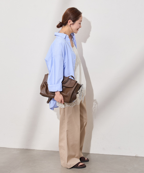 JOURNAL STANDARD（ジャーナルスタンダード）の「ボイルアイラッシュレースキャミ（キャミソール・レディース・ブラック/アイボリー・FREE）」の21枚目の写真