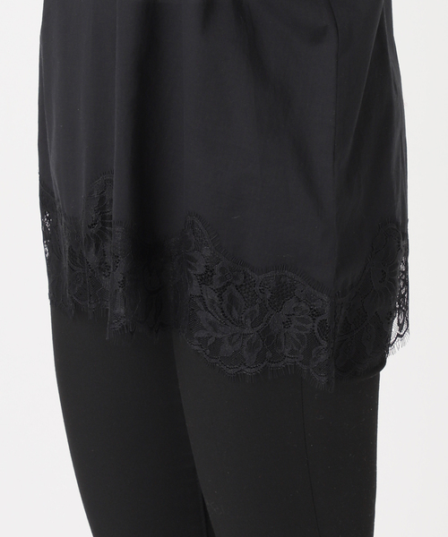 JOURNAL STANDARD（ジャーナルスタンダード）の「ボイルアイラッシュレースキャミ（キャミソール・レディース・ブラック/アイボリー・FREE）」の11枚目の写真