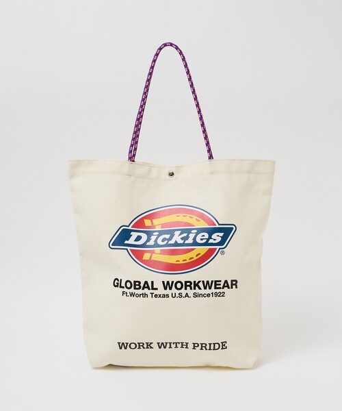 Dickies(ディッキーズ)の「【DICKIES/ディッキーズ】LOGO PRINT ROPE TOTE BAG / トートバッグ / ユニセックス(トートバッグ・メンズ・スミクロ/ブラック/オフホワイト/アイボリー・フリー)」の6枚目の写真