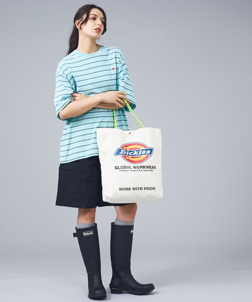 Dickies(ディッキーズ)の「【DICKIES/ディッキーズ】LOGO PRINT ROPE TOTE BAG / トートバッグ / ユニセックス(トートバッグ・メンズ・スミクロ/ブラック/オフホワイト/アイボリー・フリー)」の17枚目の写真