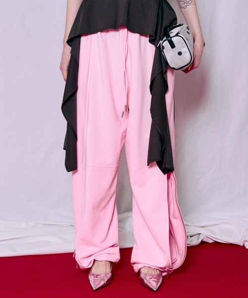MAISON SPECIAL(メゾンスペシャル)の「【PRE-ORDER】Front Zip Sweat Pants/フロントZIPスウェットパンツ(スウェットパンツ・レディース・ピンク/ライトグレー/チャコールグレー・36/38)」の17枚目の写真