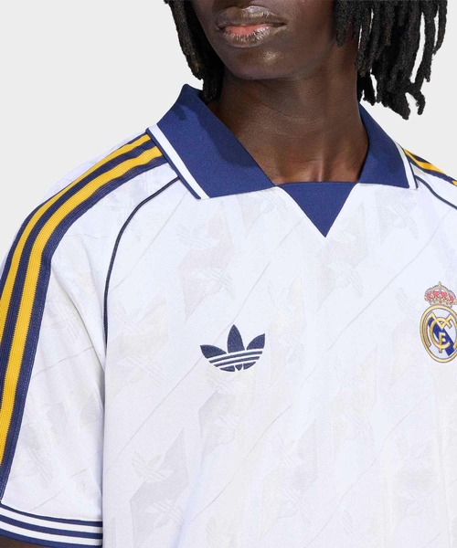 adidas(アディダス)の「レアル・マドリード オリジナルス ユニフォーム / アディダス adidas(Tシャツ/カットソー・メンズ・ホワイト・XX-LARGE/X-LARGE/SMALL/MEDIUM/LARGE/XXX-LARGE)」の3枚目の写真