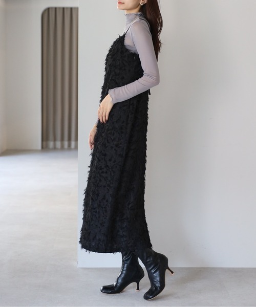 lulufa(ルルファ)の「シアーハイネックトップス ロングスリーブ メロートップス(Tシャツ/カットソー・レディース・グレー/ブラック/アイボリー/ホワイト・FREE)」の21枚目の写真