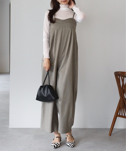 lulufa(ルルファ)の「シアーハイネックトップス ロングスリーブ メロートップス(Tシャツ/カットソー・レディース・グレー/ブラック/アイボリー/ホワイト・FREE)」の11枚目の写真