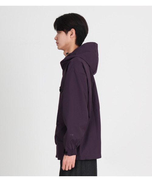 BUTTON SEOUL（ボタンソウル）の「[TEFLON] コンパスウィンドブレーカー フードジャケット 4色（パープル）（ブルゾン・メンズ・その他・M/L/XL）」の4枚目の写真