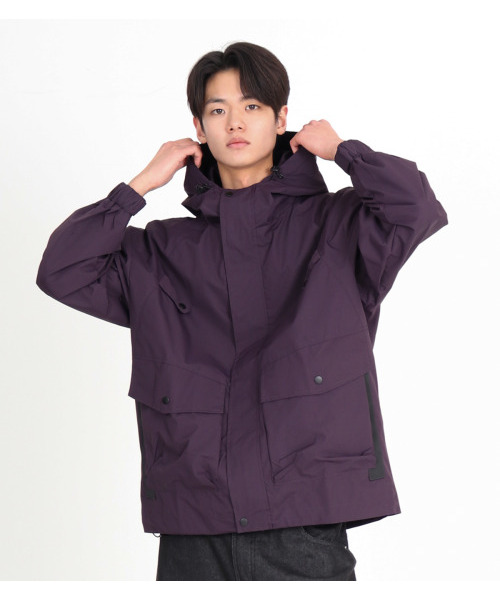 BUTTON SEOUL（ボタンソウル）の「[TEFLON] コンパスウィンドブレーカー フードジャケット 4色（パープル）（ブルゾン・メンズ・その他・M/L/XL）」の9枚目の写真