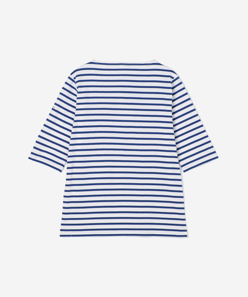 ORCIVAL(オーシバル)の「ORCIVAL | ジャージー ボートネック5分袖Tシャツ WOMEN(Tシャツ/カットソー・レディース・パープル系その他/ブルー系その他/グレー系その他・2/1)」の5枚目の写真